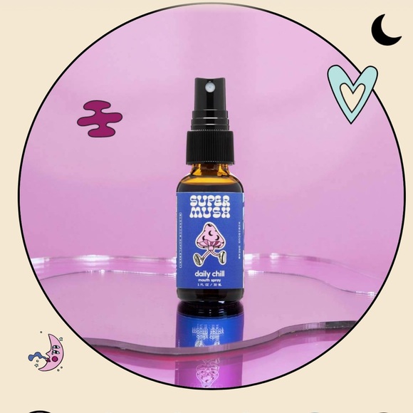 Super Mush Daily Chill Mouth Spray. New in box. - Picture 2 of 6